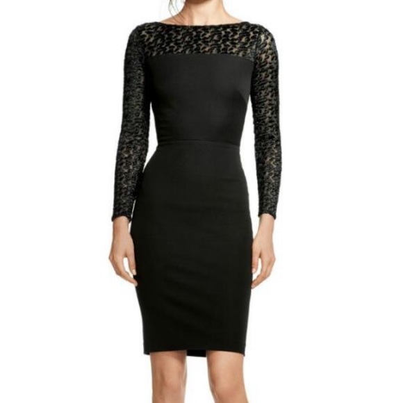 Roland Mouret Dresses & Skirts - Roland Mouret Banana Rep Black Midi Leopard Sz 12